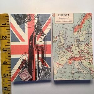 NEW Eccolo World Traveler Jotter Notepads (Set of 2)